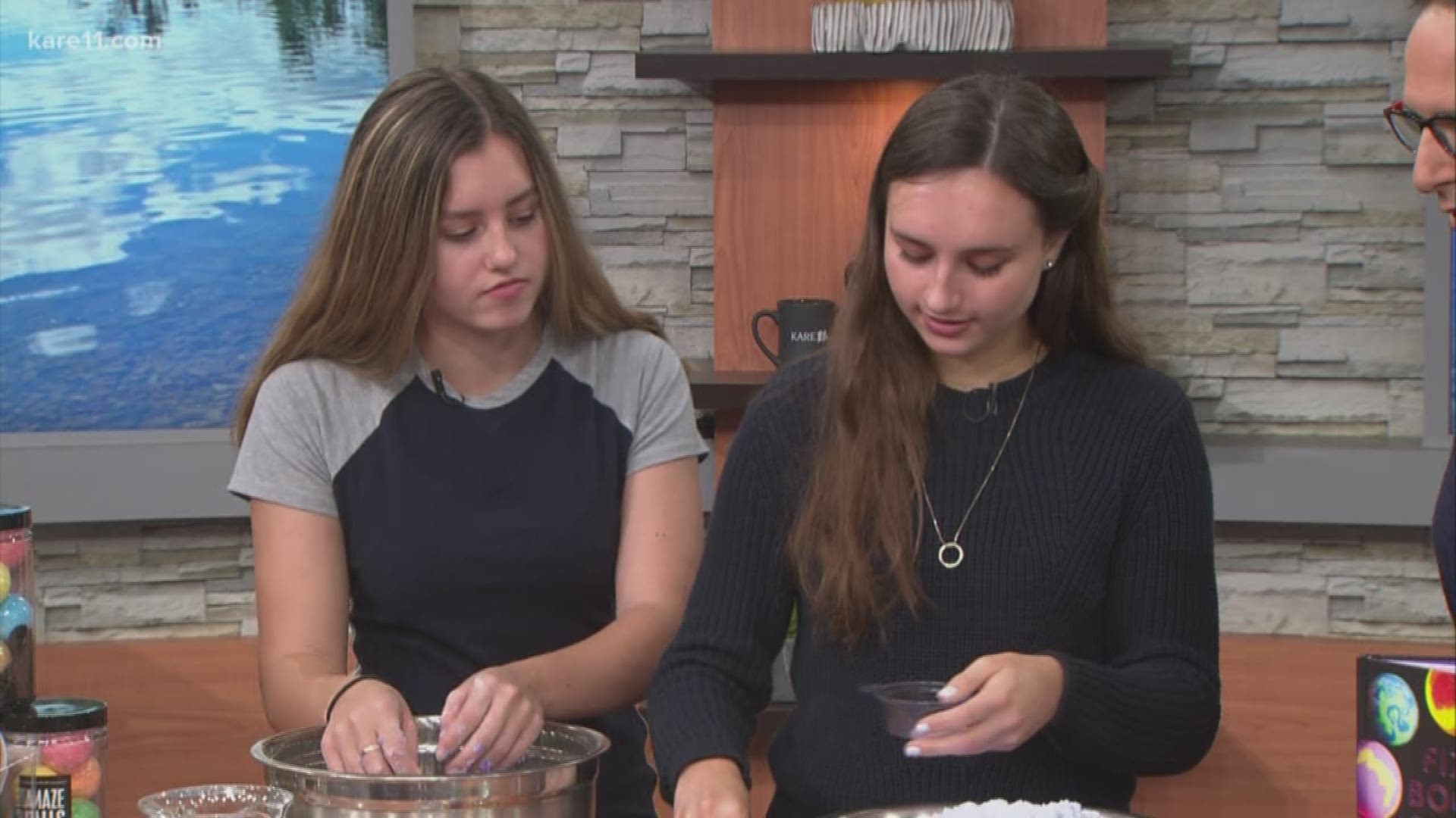 Minneapolis-based Sisterprenuers™and co-founders of bath bomb company Da Bomb, Isabel and Caroline Bercaw, joined KARE 11 in studio to discuss the launch of their very first book, "Fizz Boom Bath."  https://kare11.tv/2MQzrtC