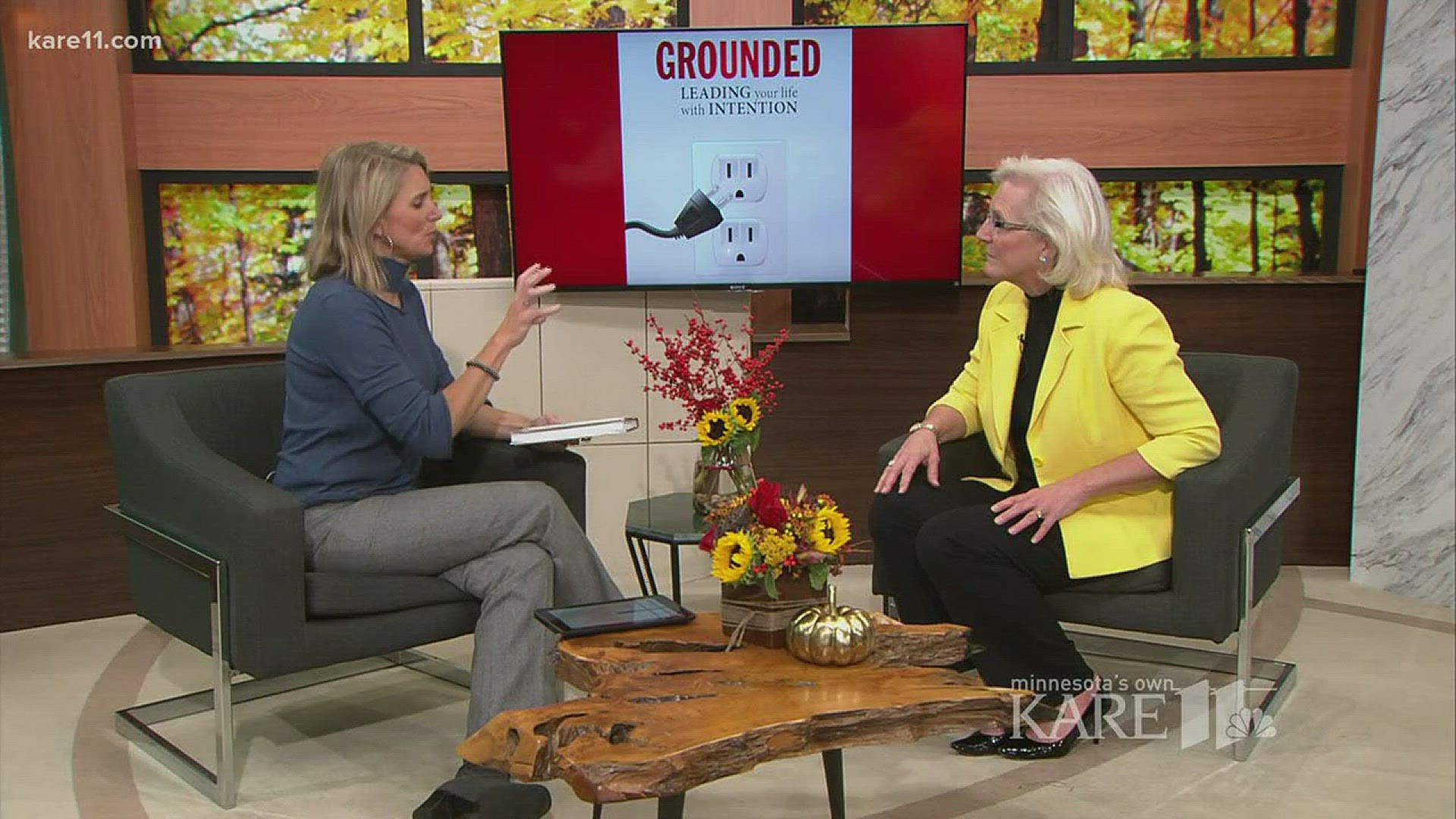 Author Nancy Dahl teaches leading with intention in her new book "Grounded."