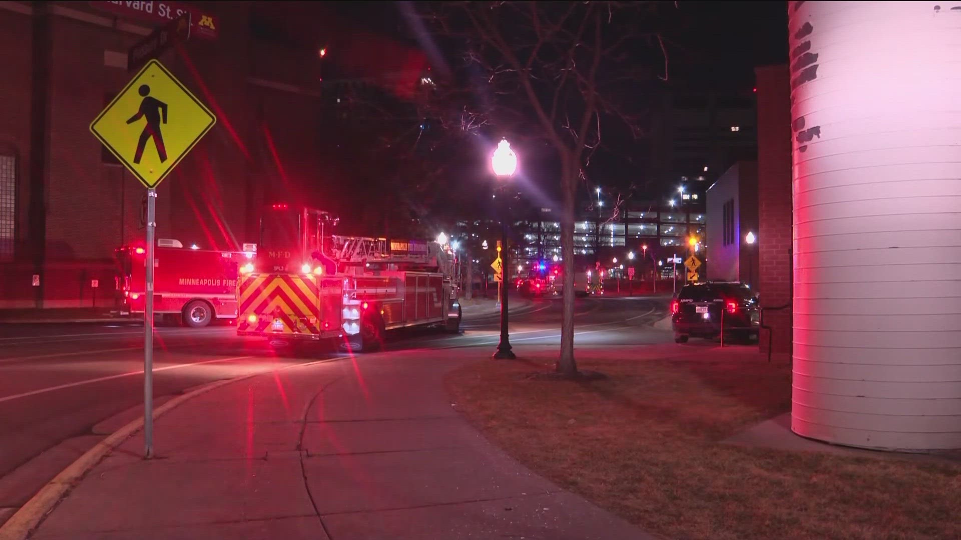 Multiple police and fire units responded to the U of M's Physics and Nanotech building just before 4 a.m. Thursday on reports of a hazmat incident.