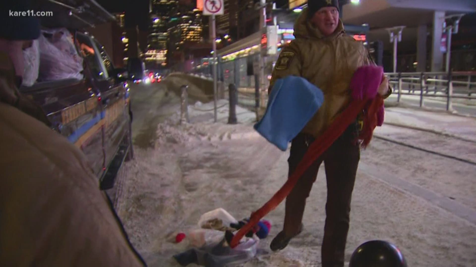 Hennepin County Sheriff Dave Hutchinson was out in the subzero cold with deputies Wednesday night. They were looking for people experiencing homelessness in downtown Minneapolis, to get them cold weather necessities, or to a shelter. https://kare11.tv/2SeiK26