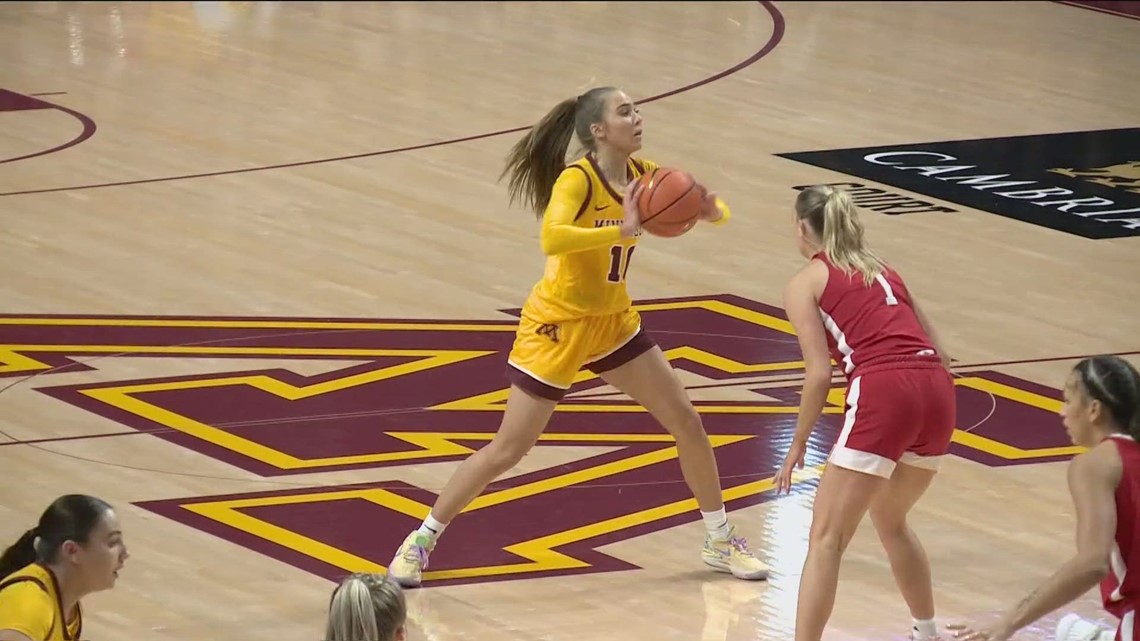 Gopher Women Basketball beats Nebraska