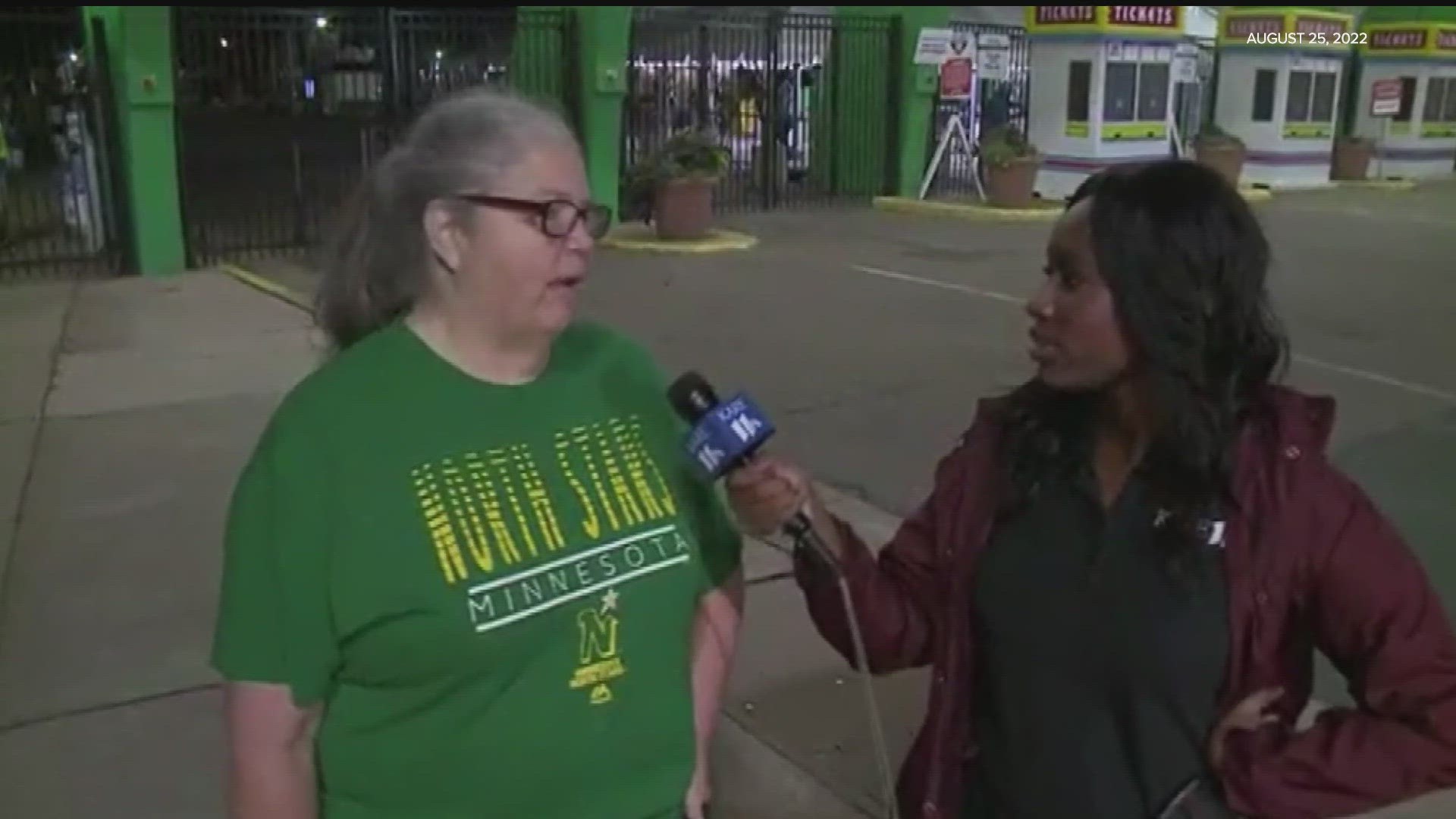 Ginger Johnson has only missed 2 state fairs in 54 years. She said her goal this year is to be first in the gates.