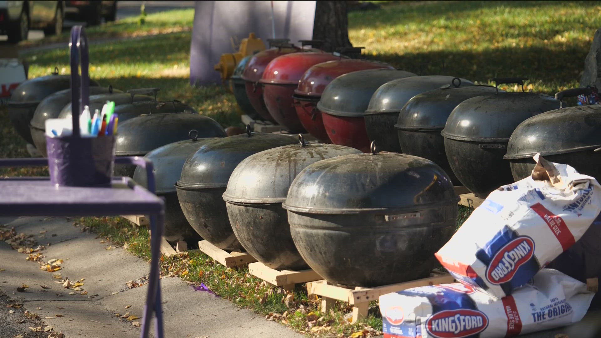 The annual tradition involves months of planning and days of preparation, Larry Spooner said.