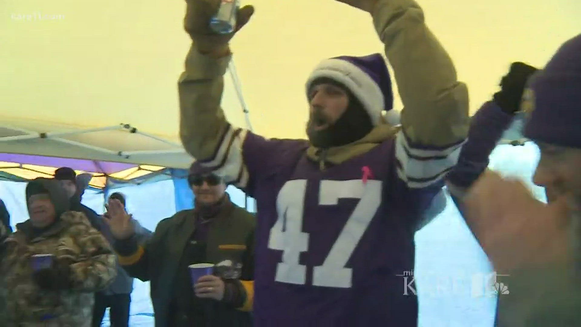 When the team is hot and the temps are cold, you can learn a lot about what kind of fan you are. And a lot of the die-hard Vikings fans were still tailgating in dangerously cold temps on Sunday.