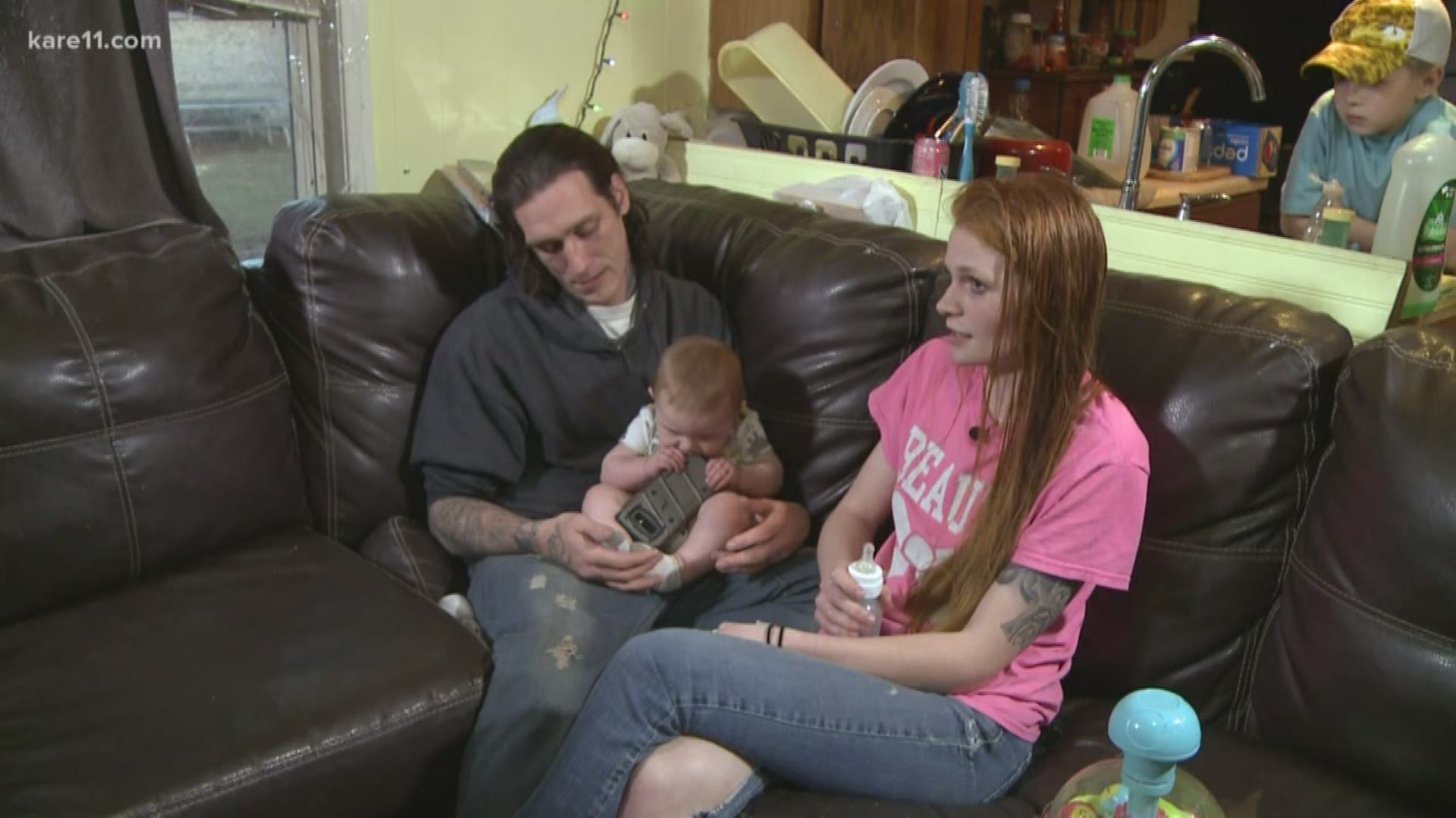 Oakdale baby hospitalized for five days with RSV.