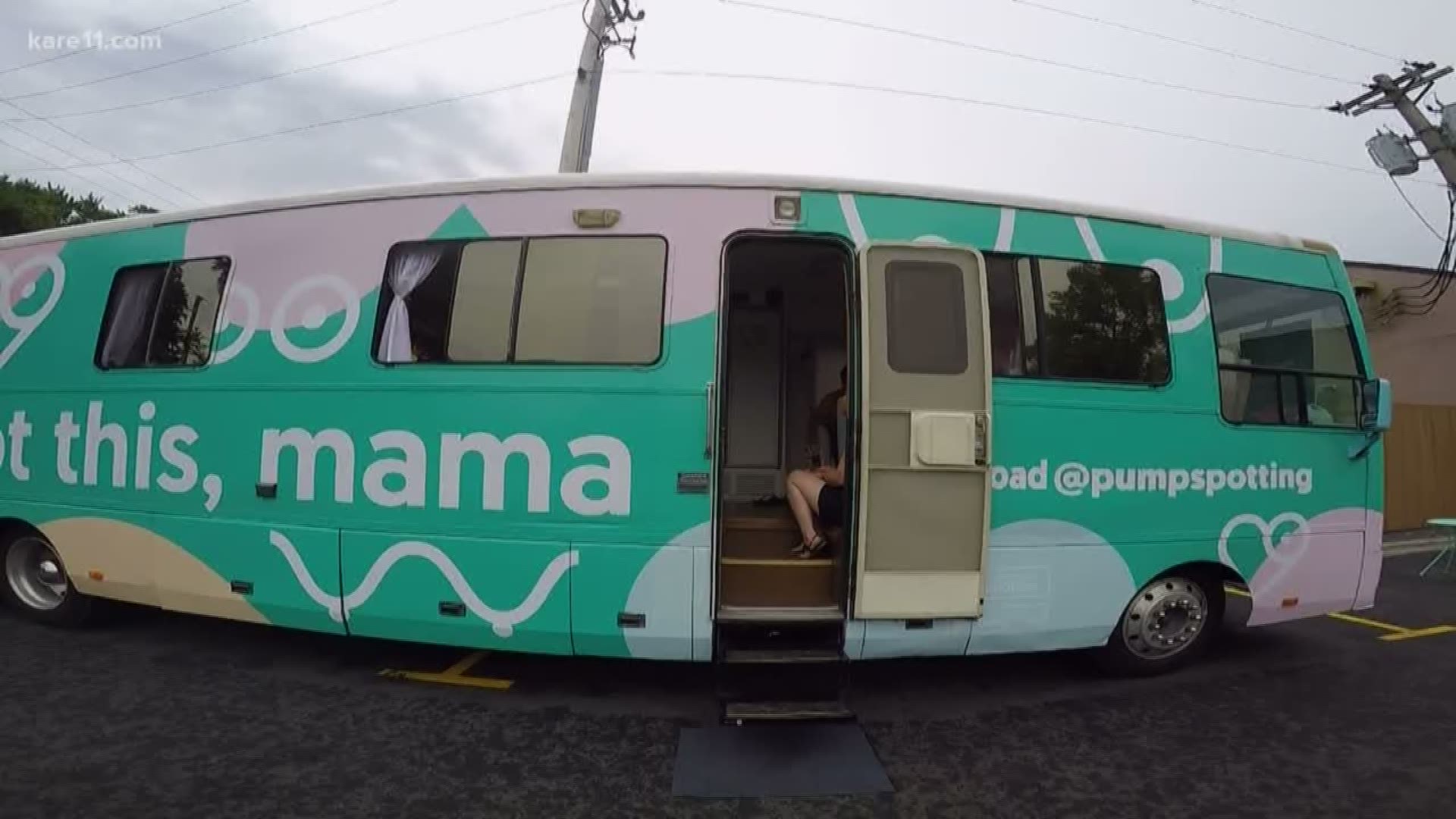 A 40-foot-long RV, known as "The Breast Express," is traveling across the country to provide resources and support for breastfeeding mothers. The nursing and pumping suite on wheels is in Minneapolis July 10-11. https://kare11.tv/2ucVbJy