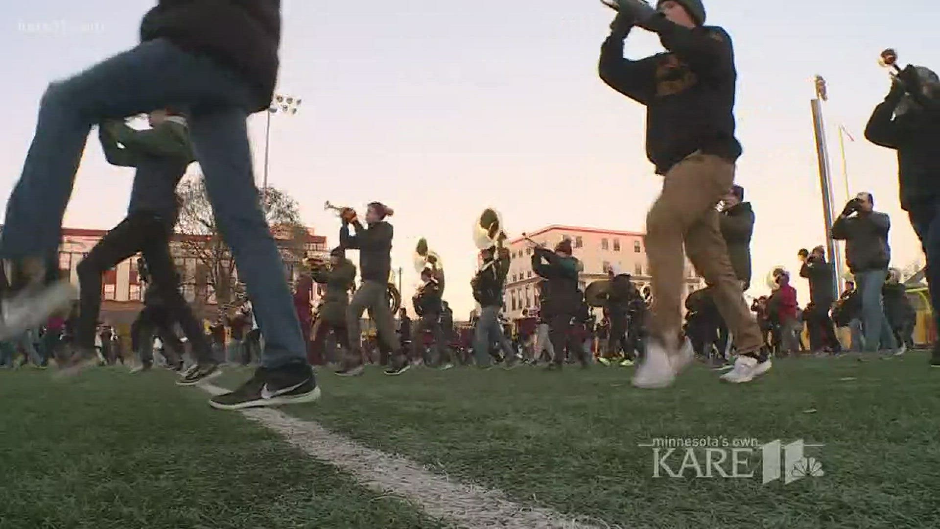 U of M Marching Band hopes for Super Bowl halftime glory