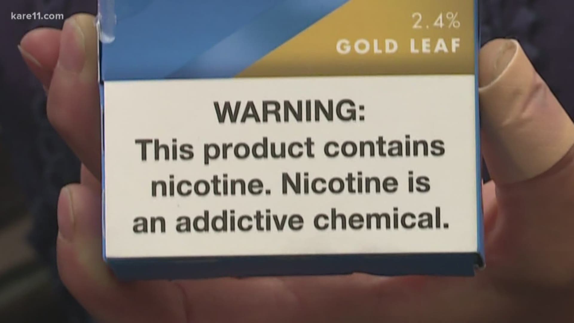 The FDA is requiring new warning labels on e-cigarettes. https://kare11.tv/2OprTzi