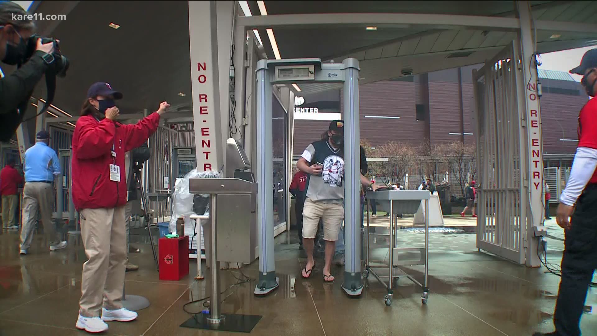 The Minnesota Twins welcomed 10,000 fans to Target Field for their home opener against the Seattle Mariners.