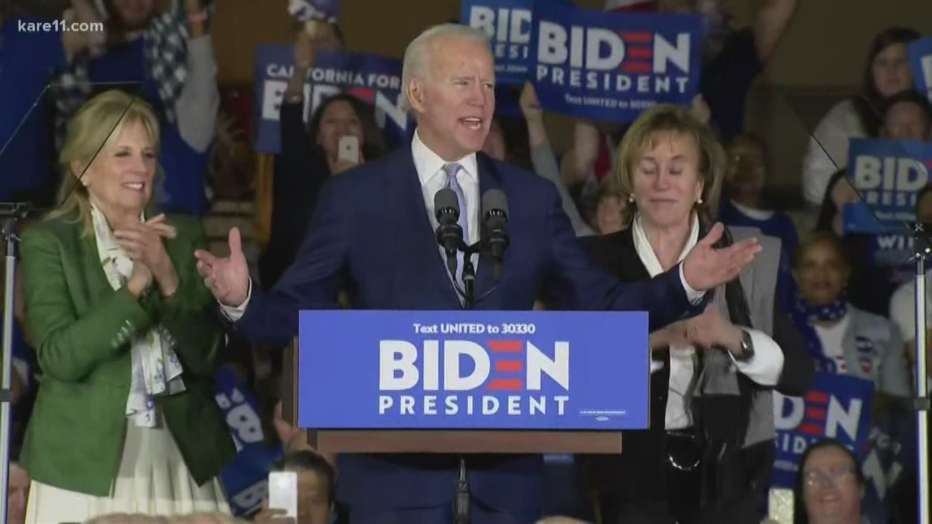 Former Vice President Joe Biden has won the Minnesota Democratic Primary, gaining from some of Sen. Amy Klobuchar's former supporters.