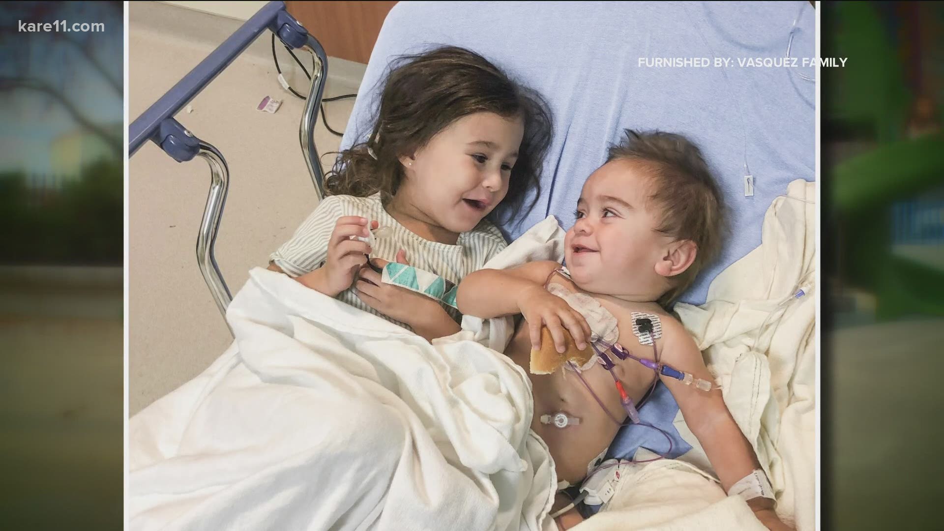 A young boy diagnosed with a rare genetic disorder was in need of a donor last year for a bone marrow transplant. That was when his big sister answered the call.