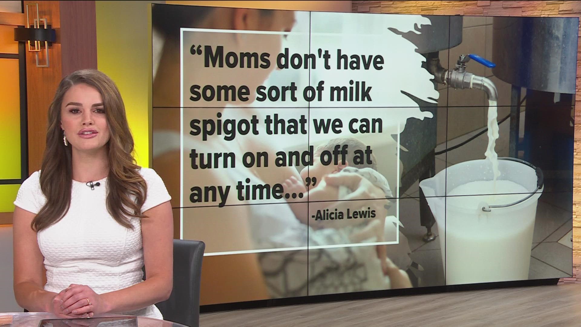 Recent social media posts about the baby formula have prompted KARE 11's Alicia Lewis to say speak up about motherhood.