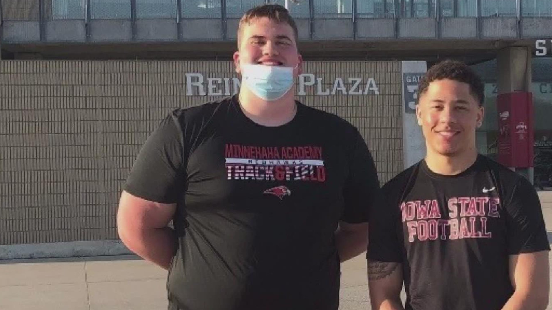 Your average high school football player is probably looking to put on weight. For SMB Wolfpack's, 6'9" lineman, Peyton Lange, it's the opposite.