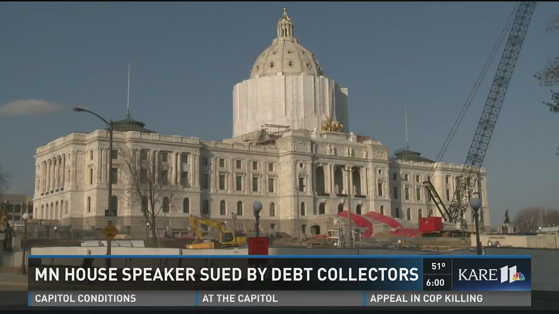 Daudt sued by debt collectors