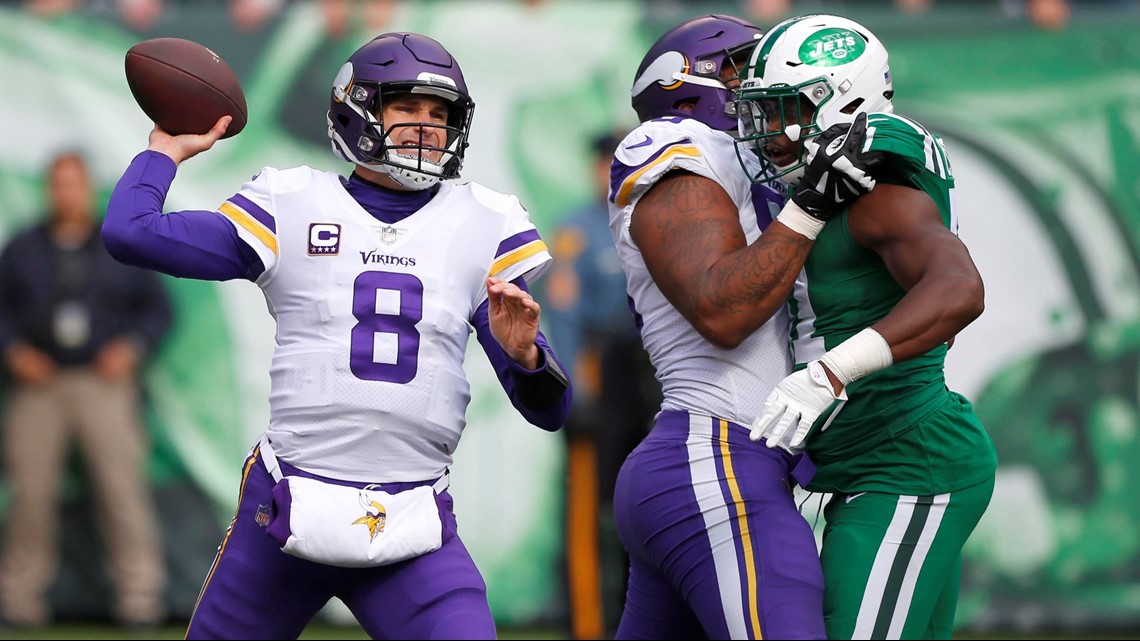 Jets' Sam Darnold struggles in 37-17 loss to Vikings