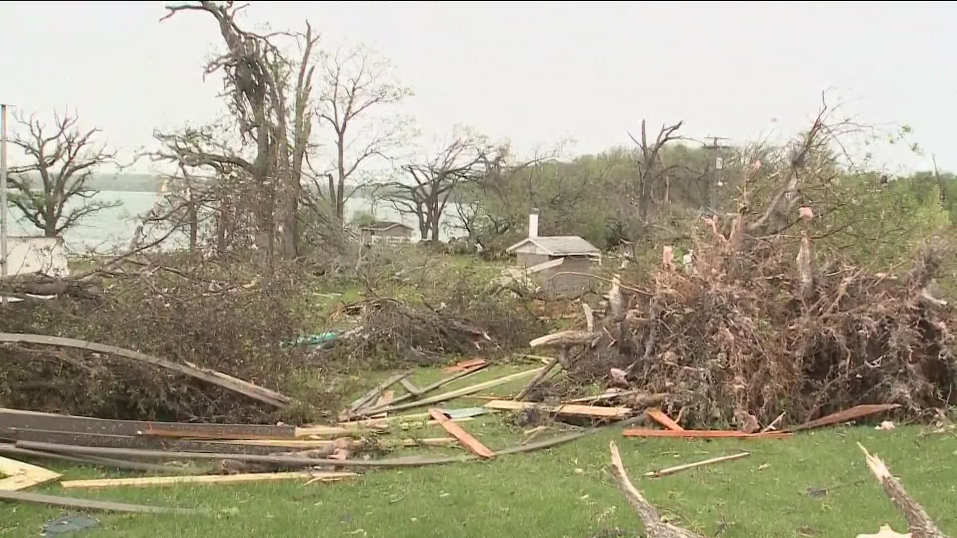 NWS confirms tornado damage in Forada, Plato Minnesota