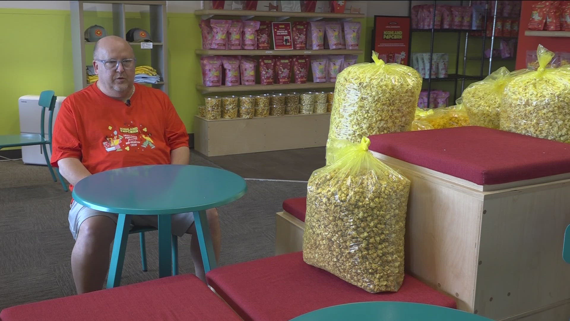 Highland Popcorn in St. Paul employs people with developmental or physical challenges.