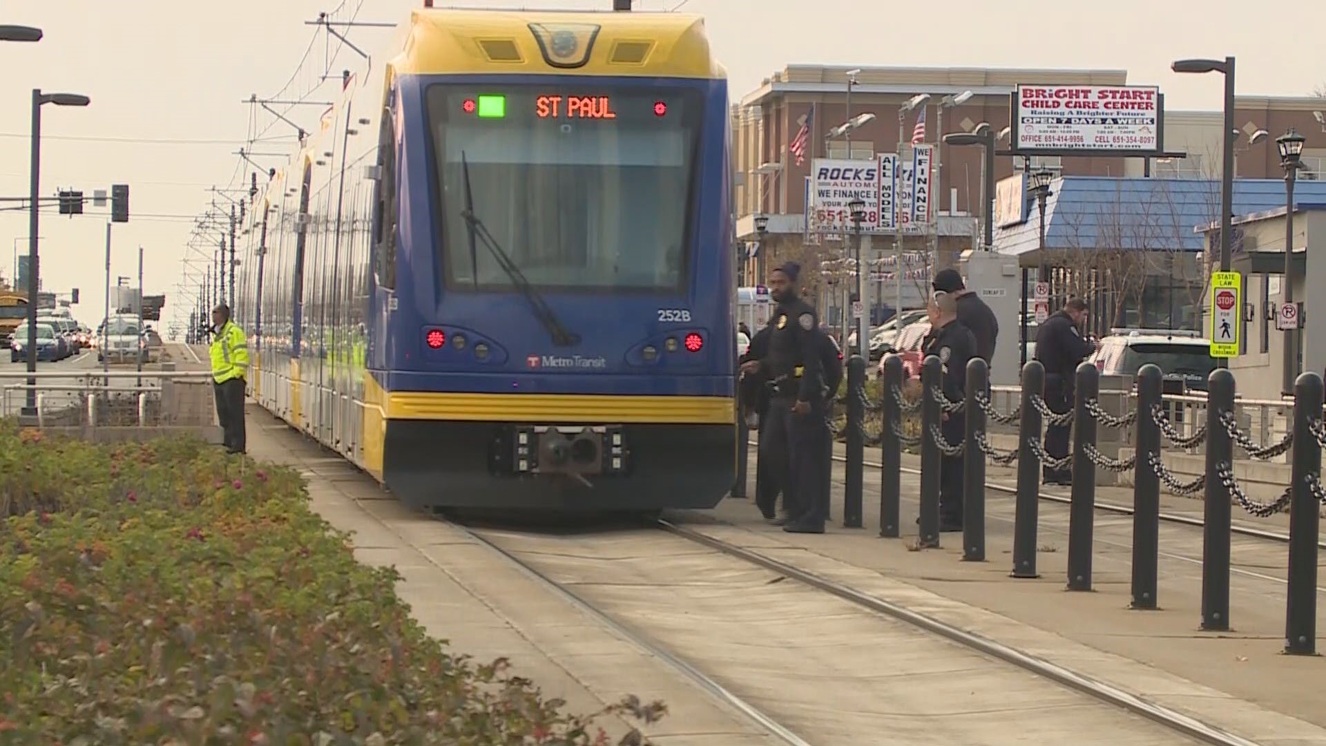 Pedestrian hit in St. Paul light rail crash