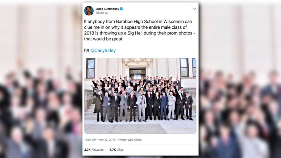 Wisconsin district unveils plan after Nazi salute photo