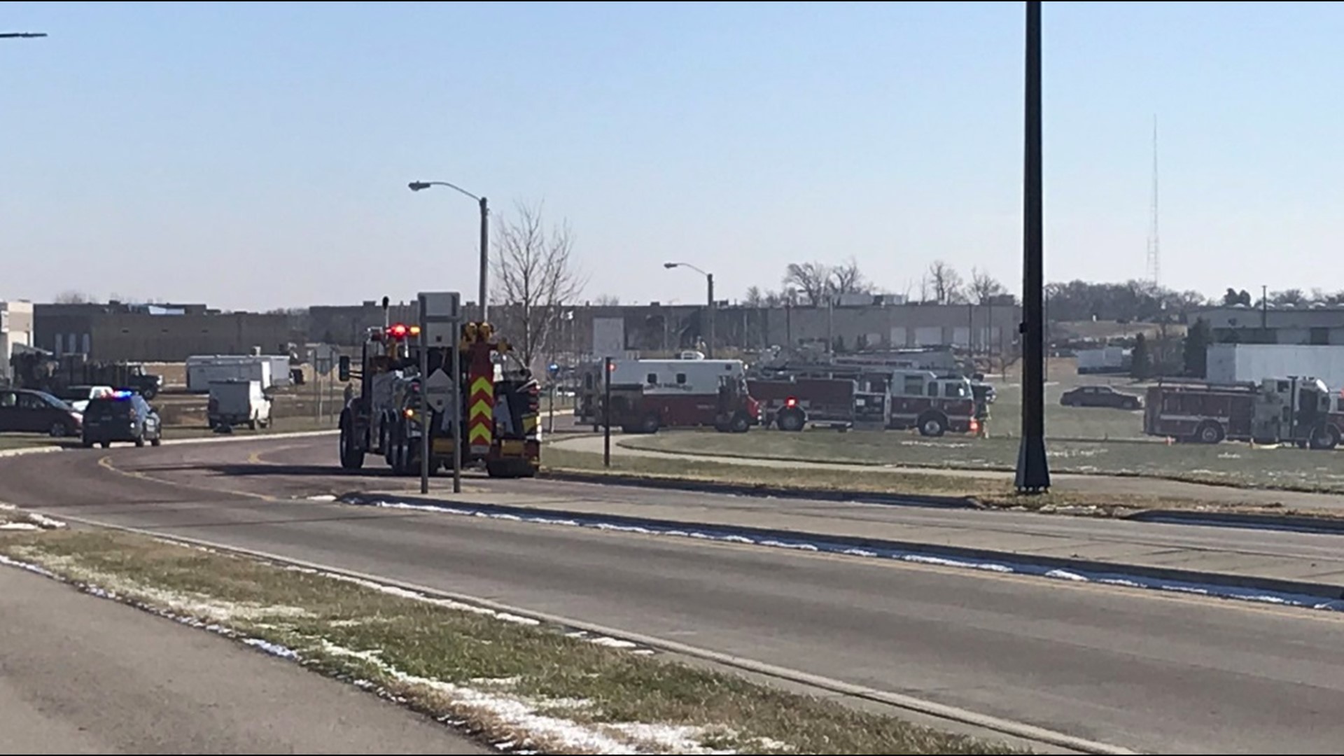 Truck explodes at Peterbilt in North Mankato