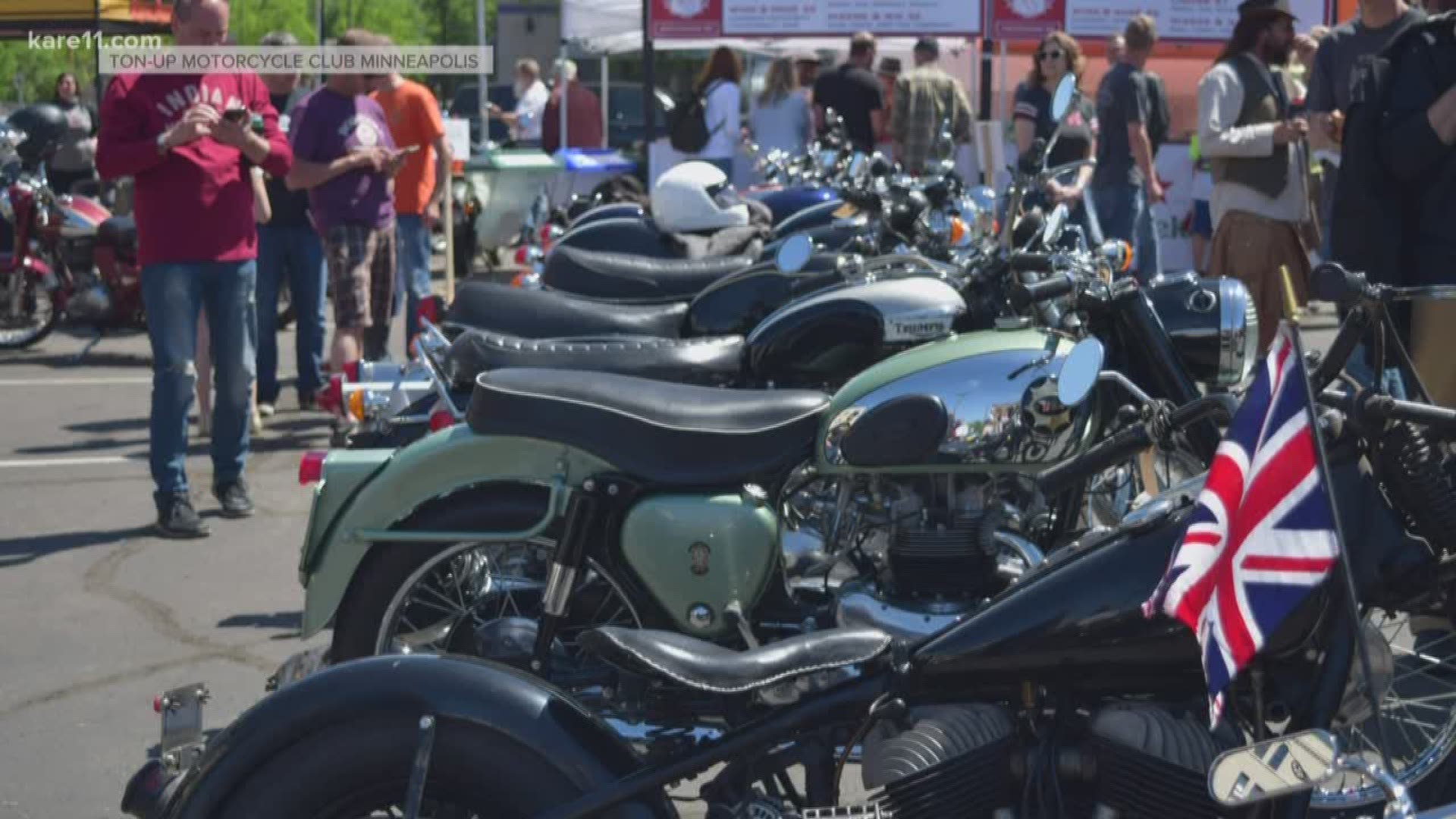 The annual motorcycle show draws thousands of vintage and contemporary motorcycle enthusiasts and hundreds of motorcycles.