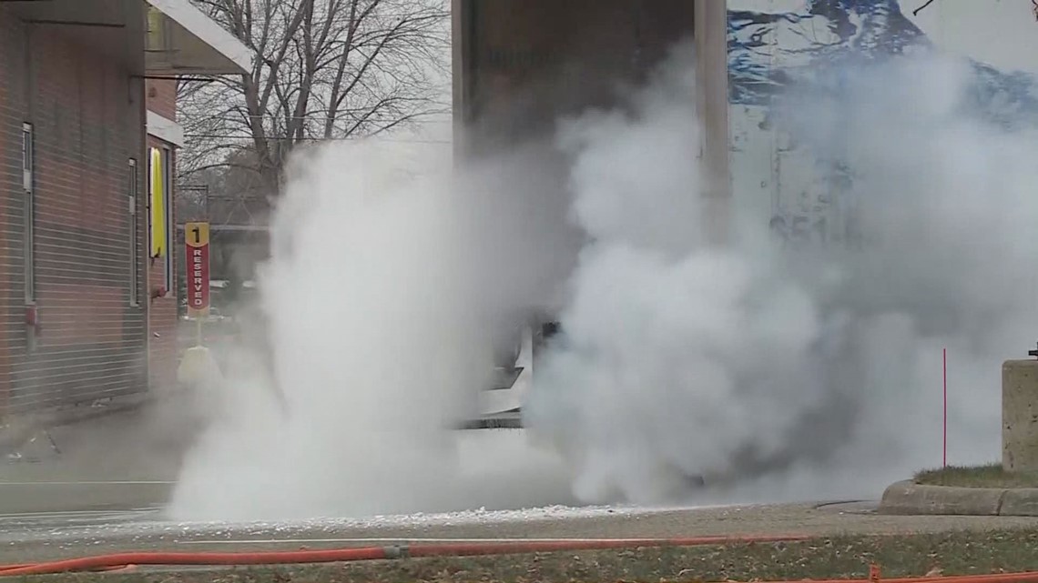 Driver dies after chemical leak in delivery truck