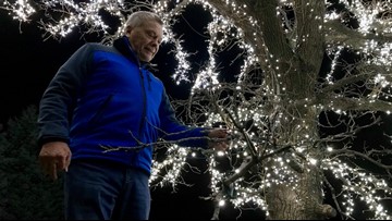 Stunning Tree Of Lights Is Gift To I 35 Holiday Travelers - 