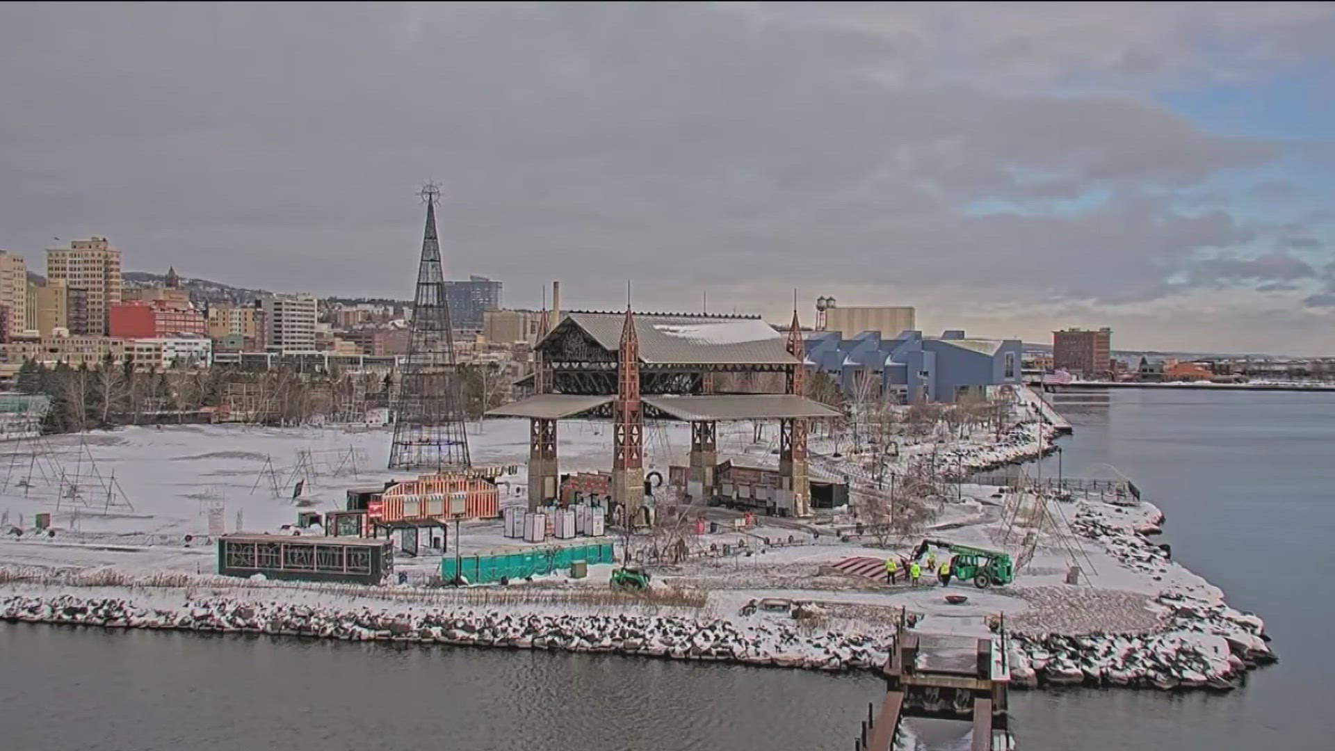 In northern Minnesota, Bentleyville is restored after Mother Nature pulled the plug on the light show during severe weather earlier this week.