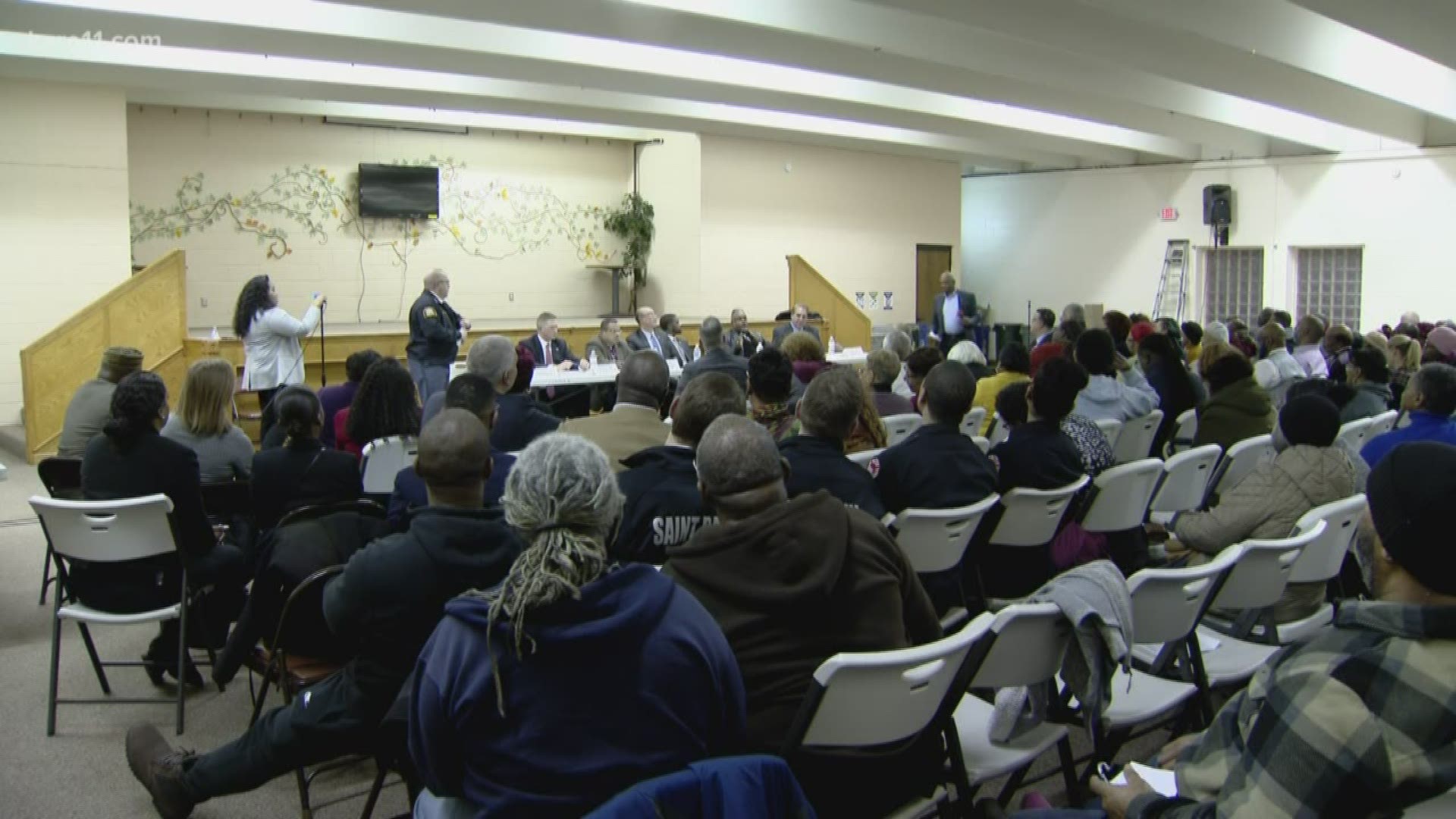 On Wednesday evening, top leaders from St. Paul and the state had a candid conversation with the community about the violence.