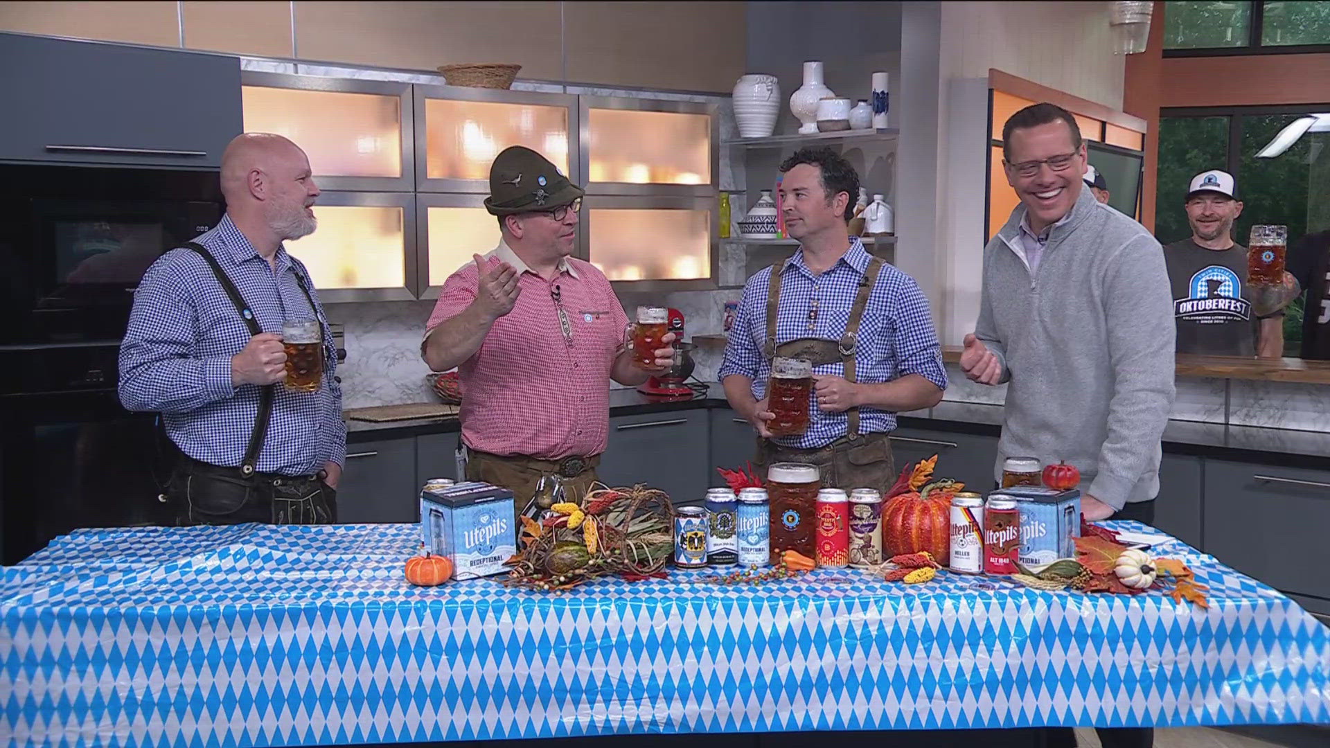 Owners of Twin Cities Oktoberfest Chip Meyers and Ryan Brown spoke about the 14th annual event.