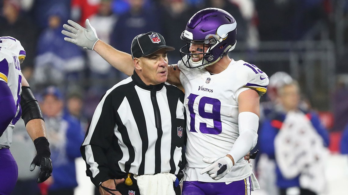 Vikings' Adam Thielen explains why he was shouting at Patriots