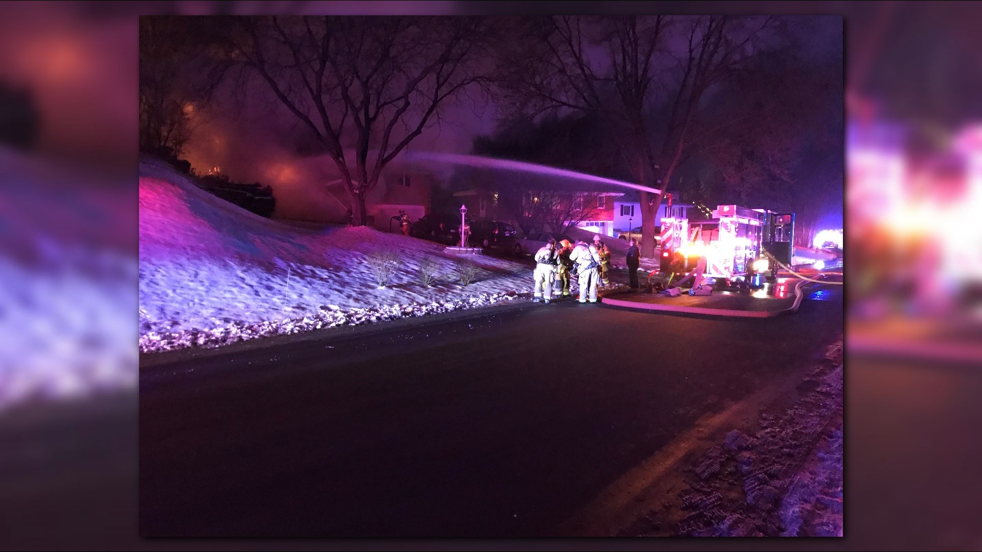 House destroyed by fire in Golden Valley