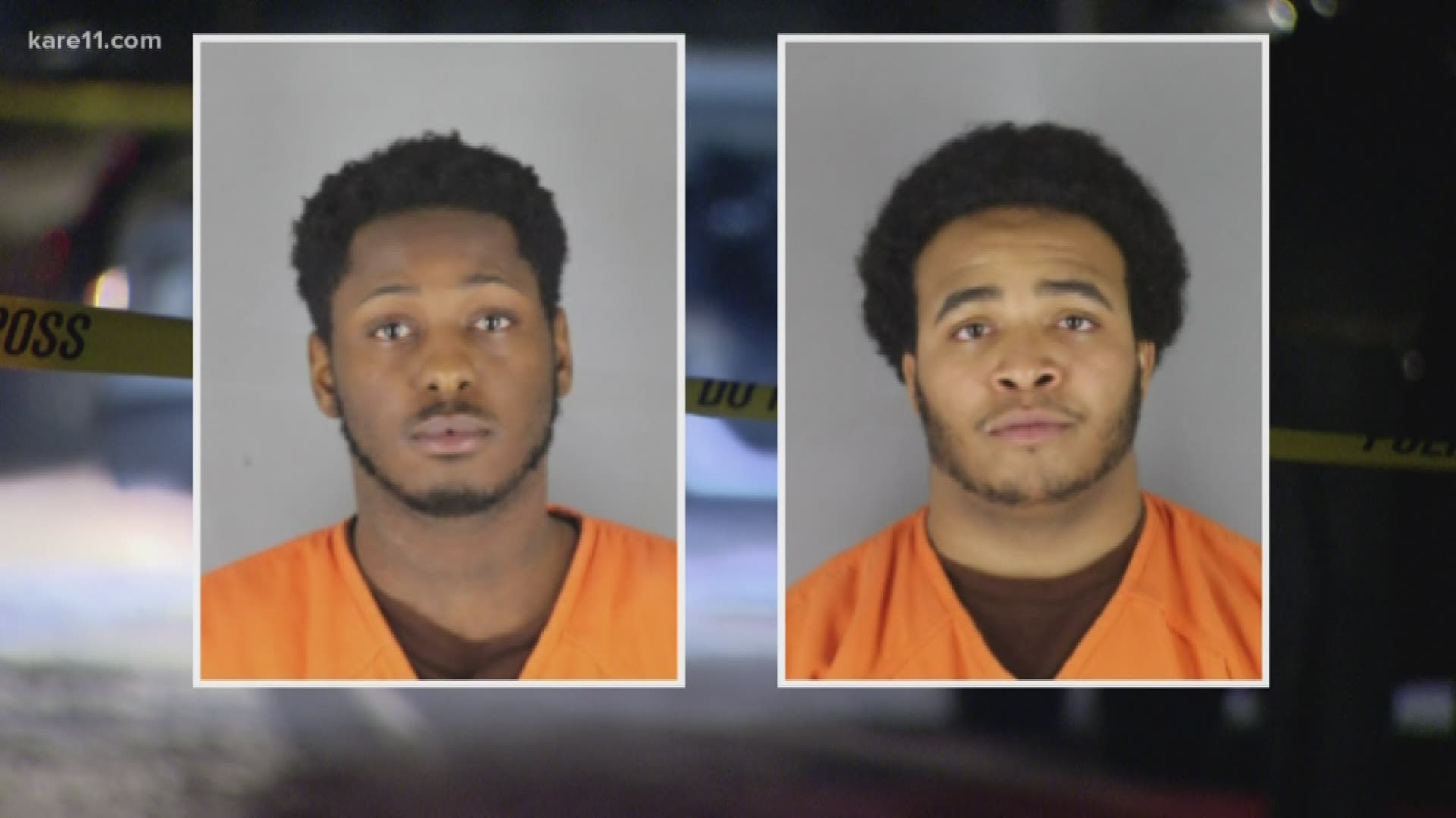 James Moore and Tyreik Perkins were charged early Friday morning in Thursday night's shooting death.