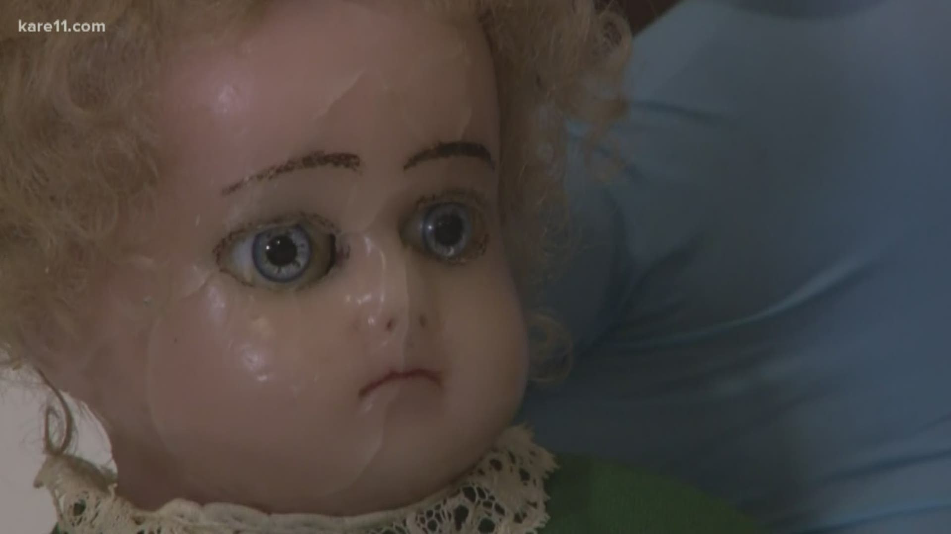 The Olmsted County History Center has a lot of things in its collection, Including these creepy dolls.