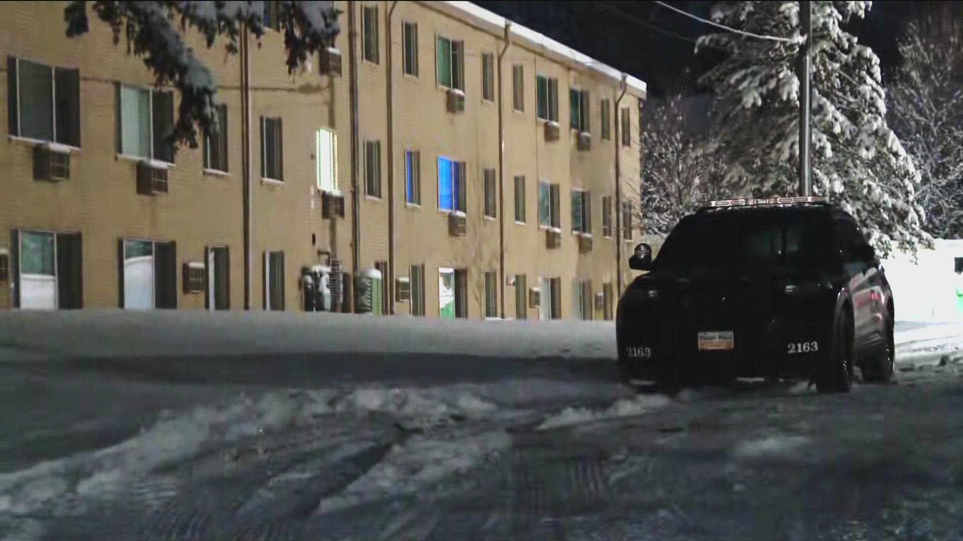 St. Paul police said they were called to an apartment complex in the North End neighborhood around 10:30 p.m. Wednesday. One woman was taken in for questioning.