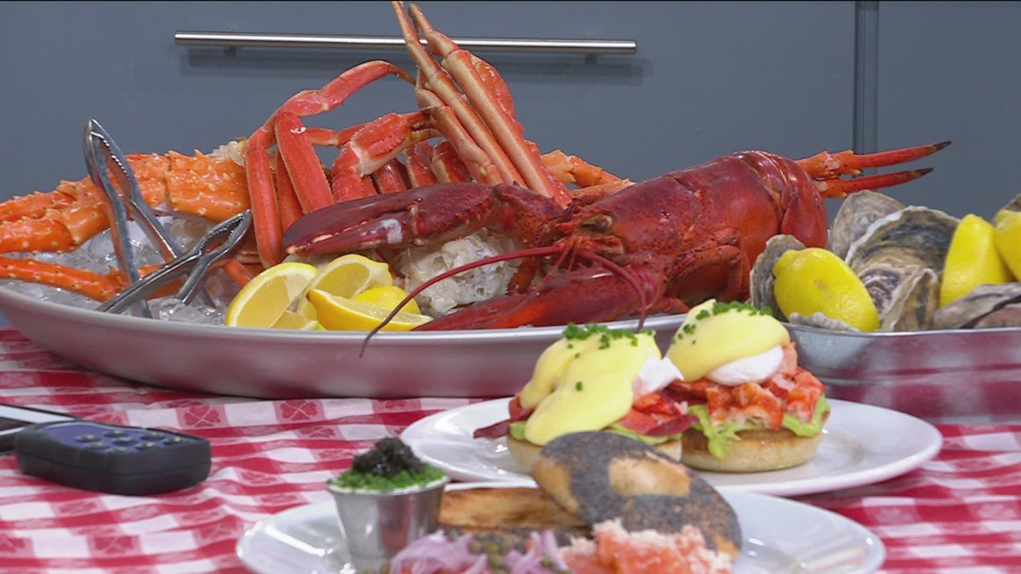 Lobster Benedict for Mother’s Day brunch at Smack Shack