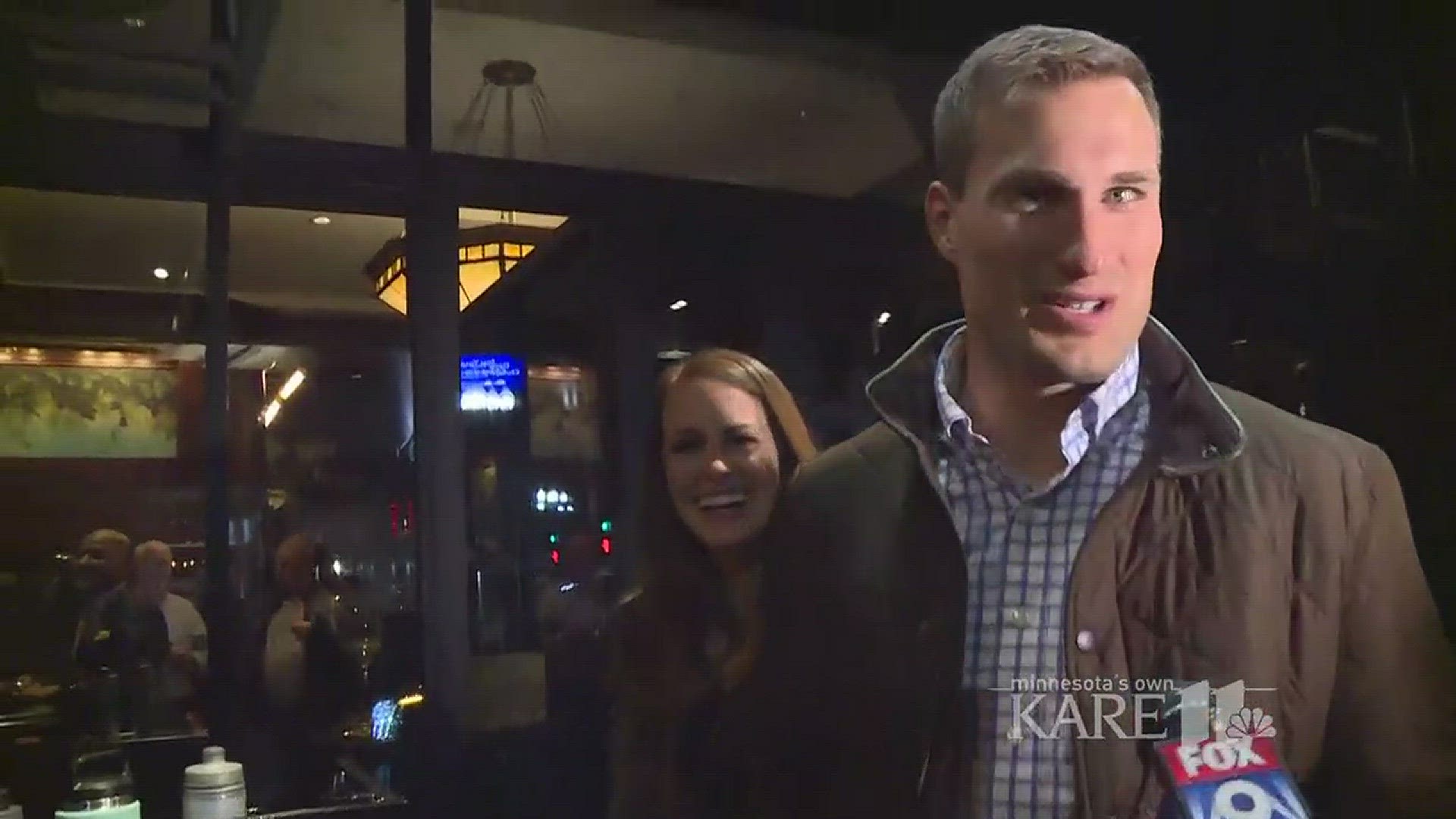 Kirk Cousins leaves Capital Grille