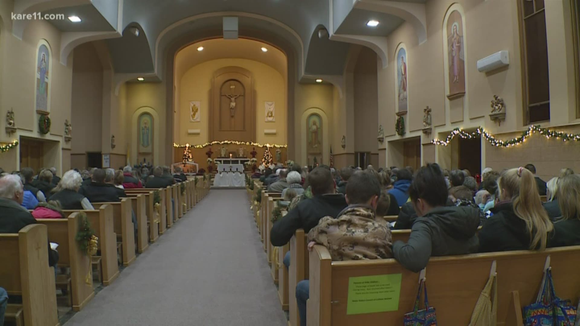 A small community north of Alexandria packed church pews on Monday night to remember two brothers who died after breathing in deadly fumes from a silo – and pray for