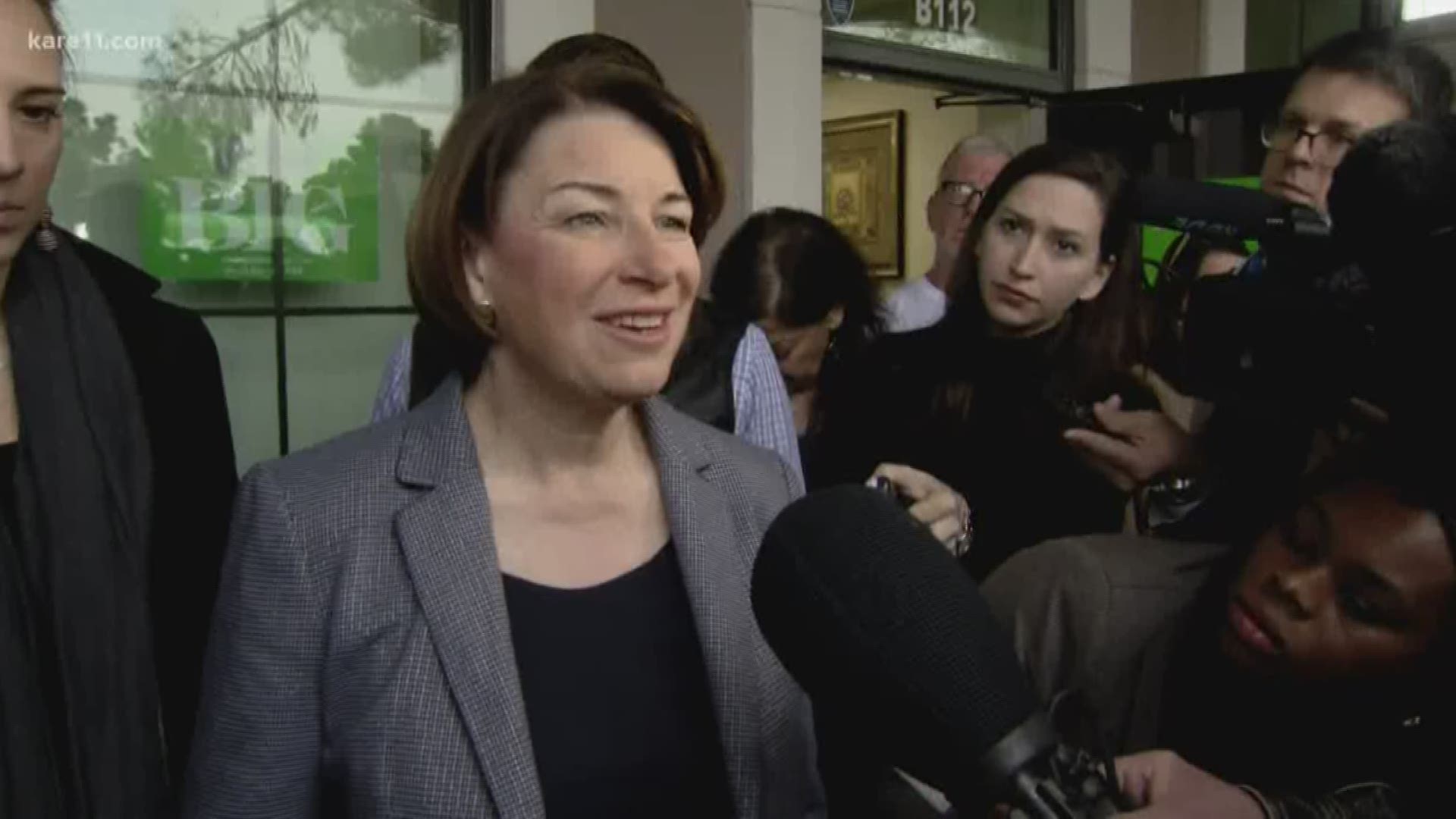 Amy Klobuchar seems to be heading toward a disappointing night in Nevada, but has vowed to fight on in the Democratic Presidential Primary.