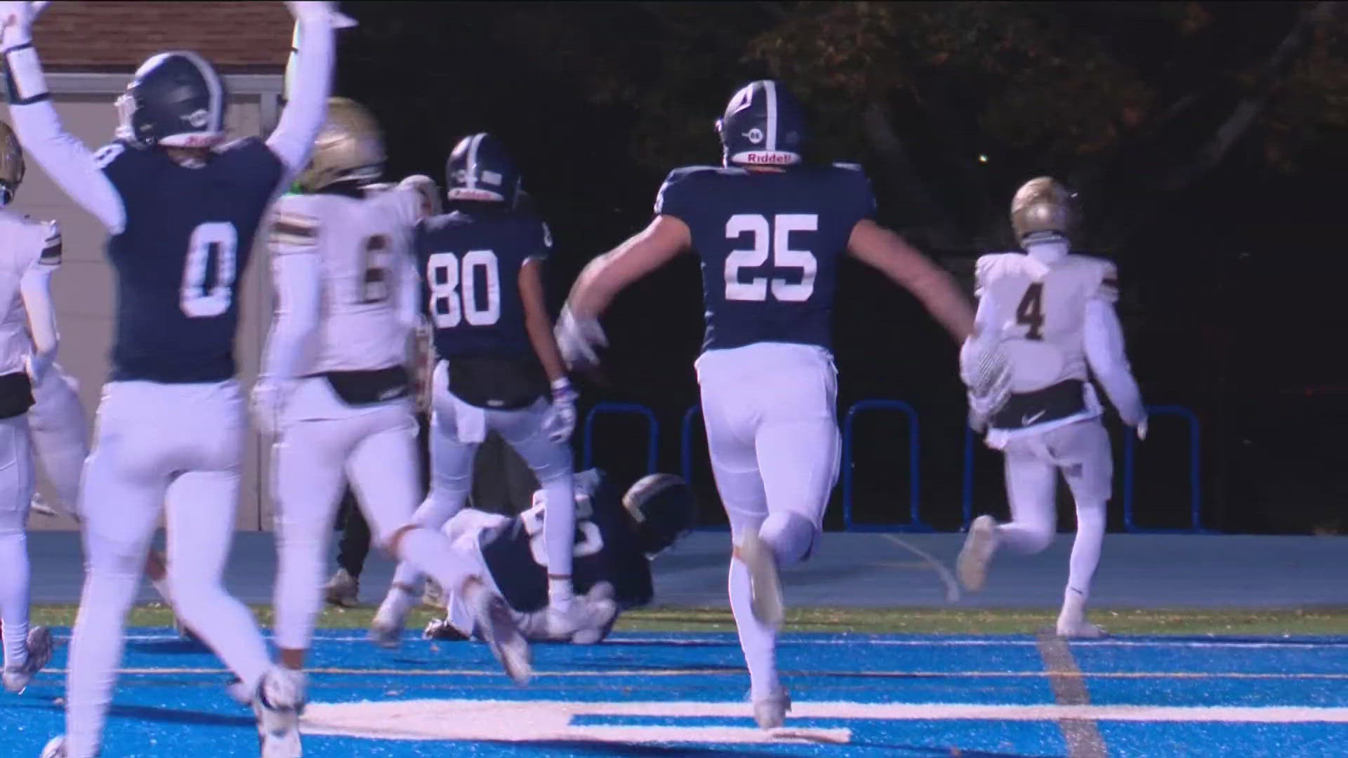 Keep up with the highlights from Friday's high school football matchup!