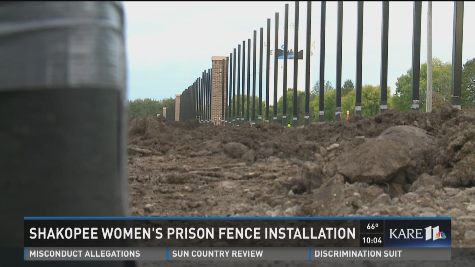 Fence At Shakopee Women S Prison Under Construction Kare11 Com