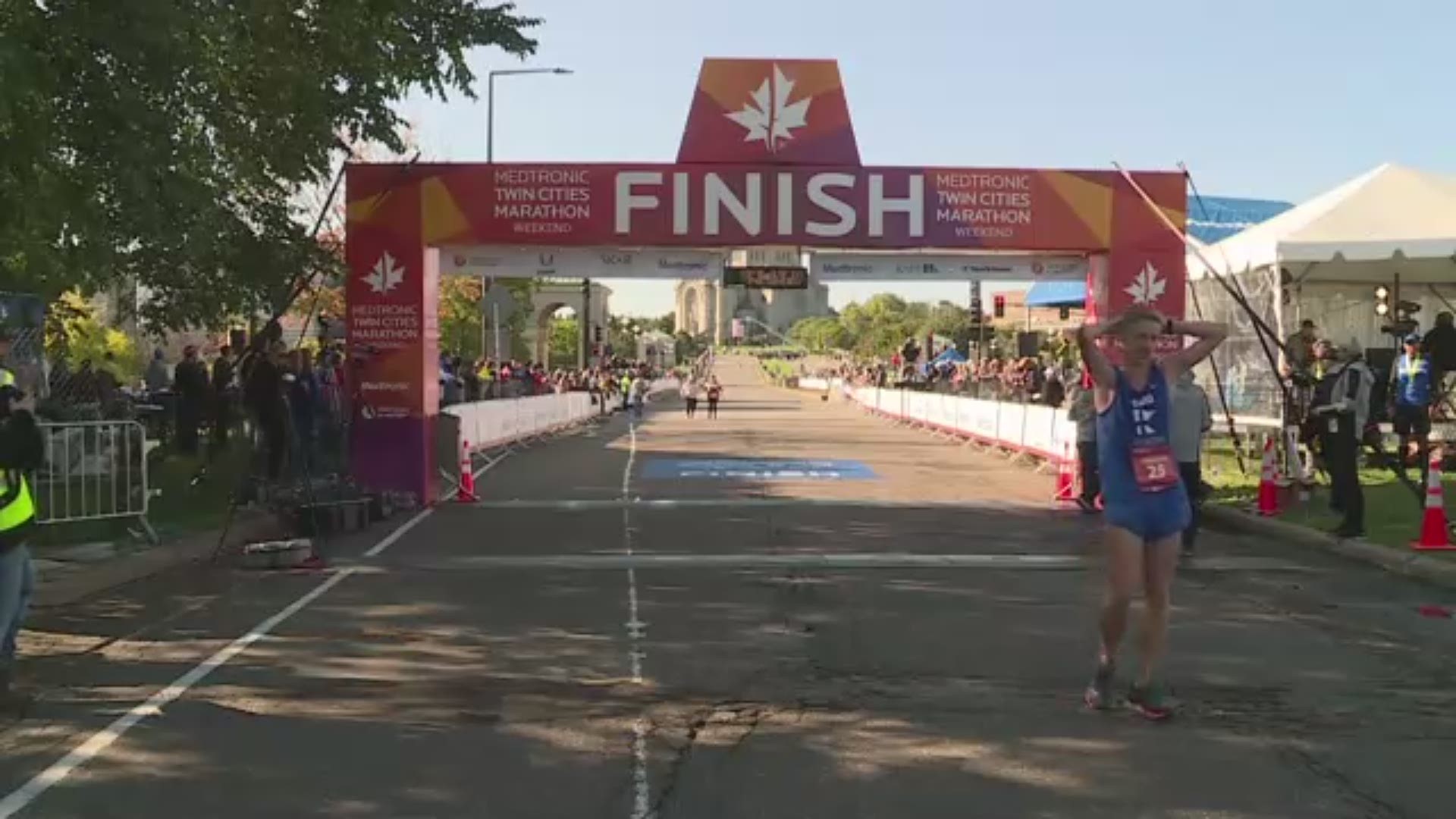 Congrats to Julia Kohnen of St. Louis, the women's Twin Cities Marathon winner.