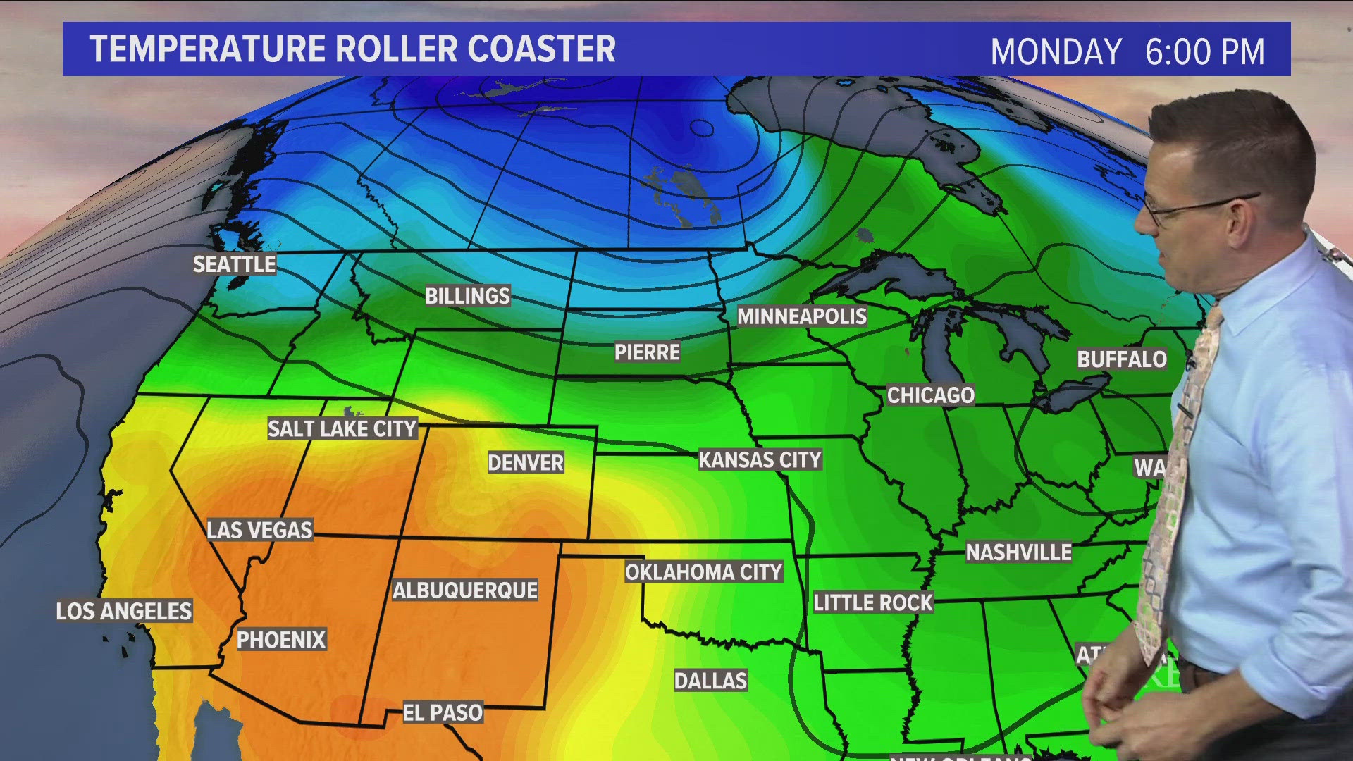 September will remain hot & dry, but much cooler temperatures arrive for the start of October.