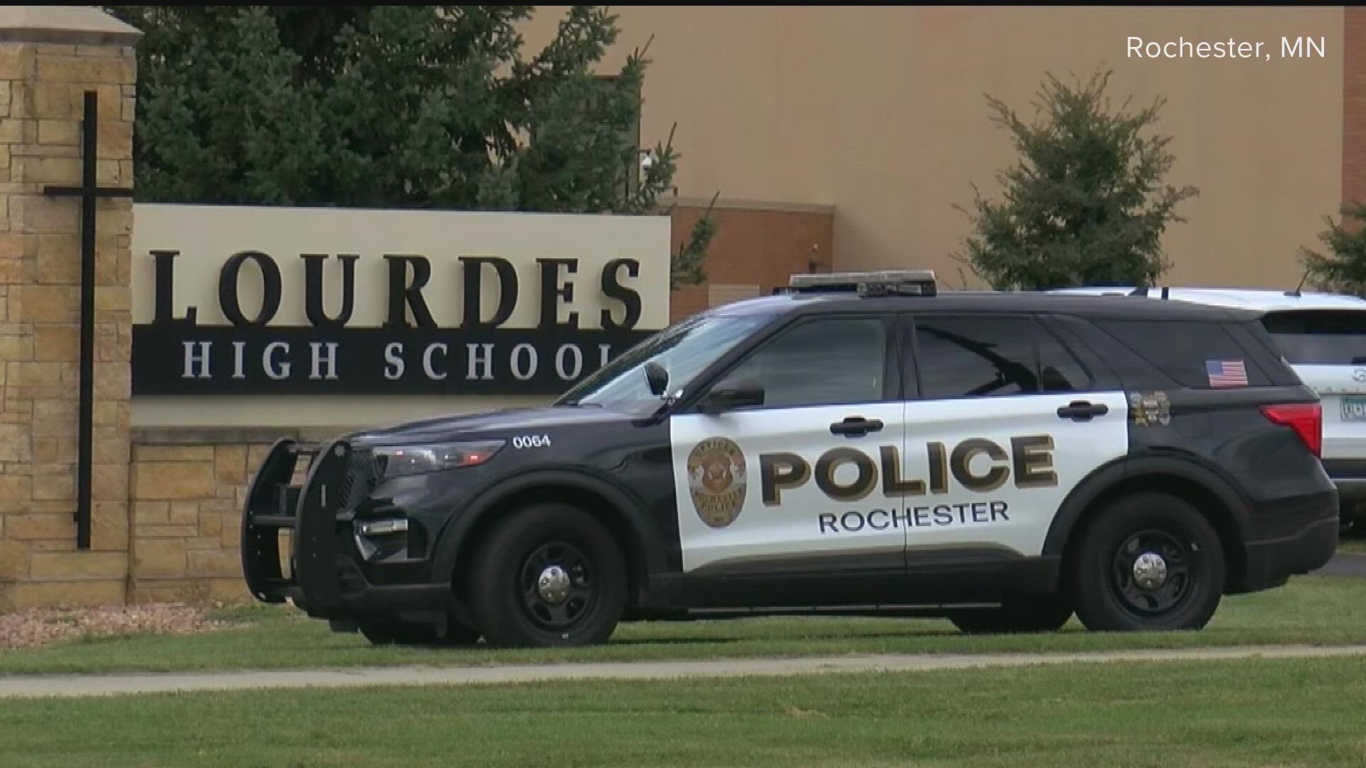 Law enforcement agencies across the state responded to more than a dozen unfounded reports of school shooters, prompting some buildings to go on lockdown Wednesday.