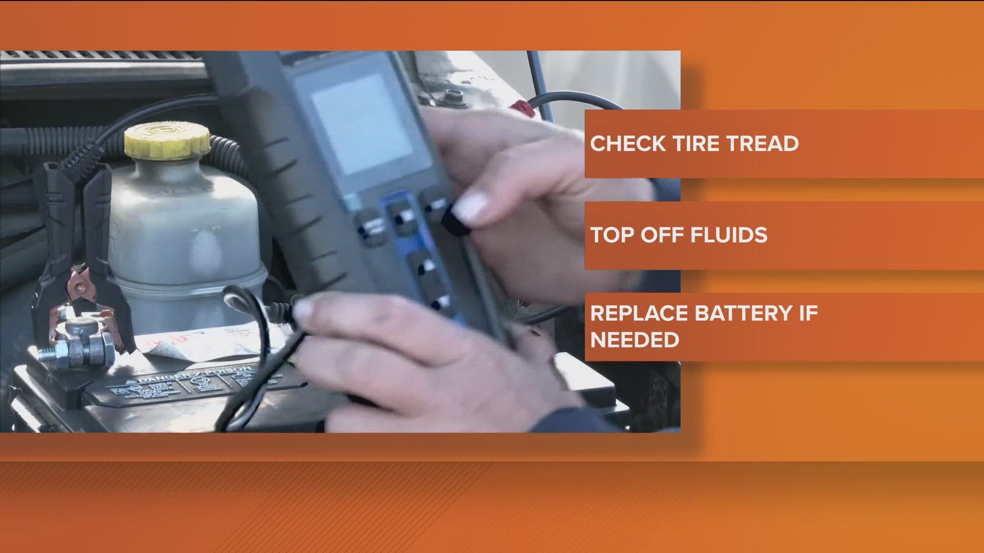 It's been an unseasonably warm fall, but this week will see temps plunge as a precursor to winter. Start getting your car ready now to avoid problems later.