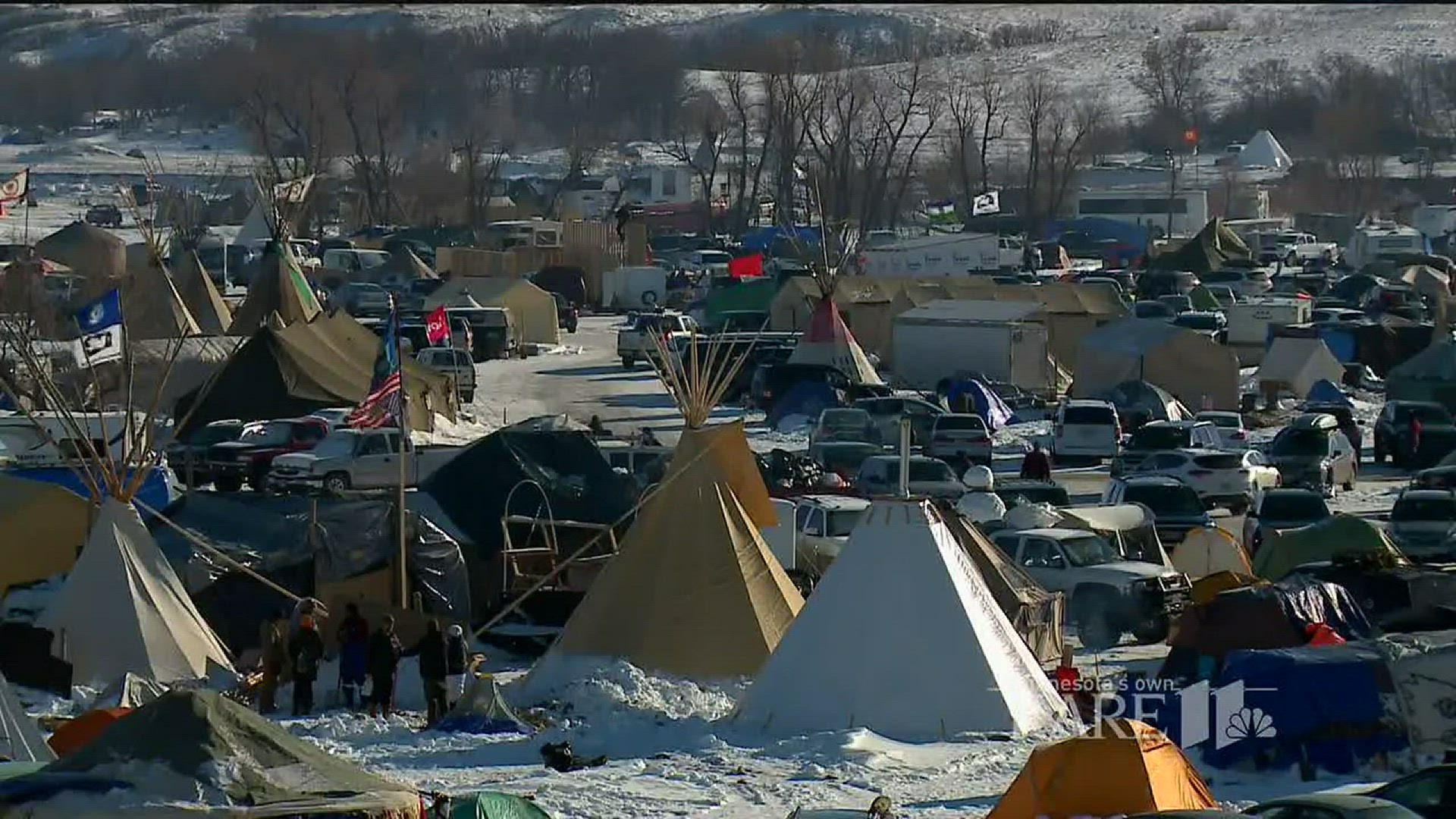 Tribal leader: Pipeline opponents should go home
