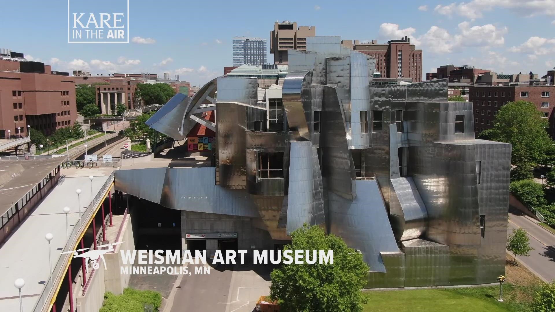 The latest installment of our summer drone series KARE in the Air takes us over the Weisman Art Museum, an unusual structure that in itself is a work of art.