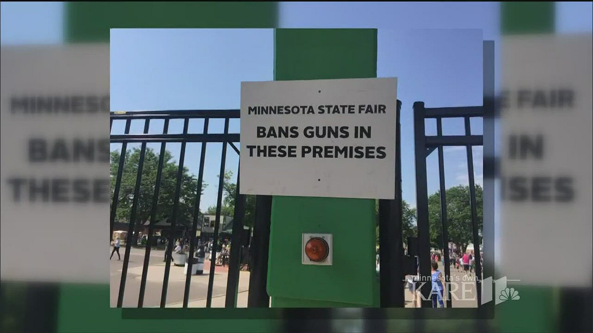 VERIFY: Can the Minnesota State Fair ban guns?
