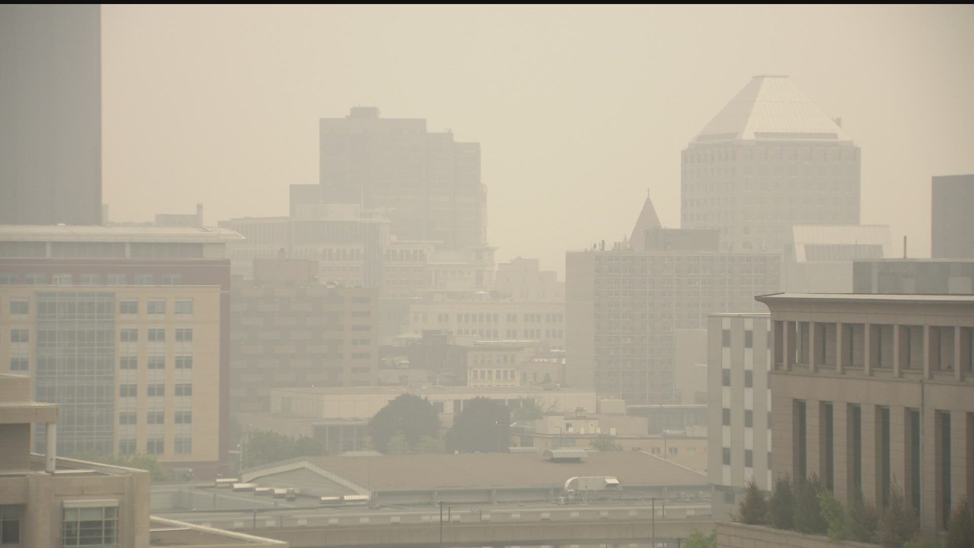 Doctors say the air quality is bad enough that even the average person can experience symptoms like shortness of breath and chest tightness.