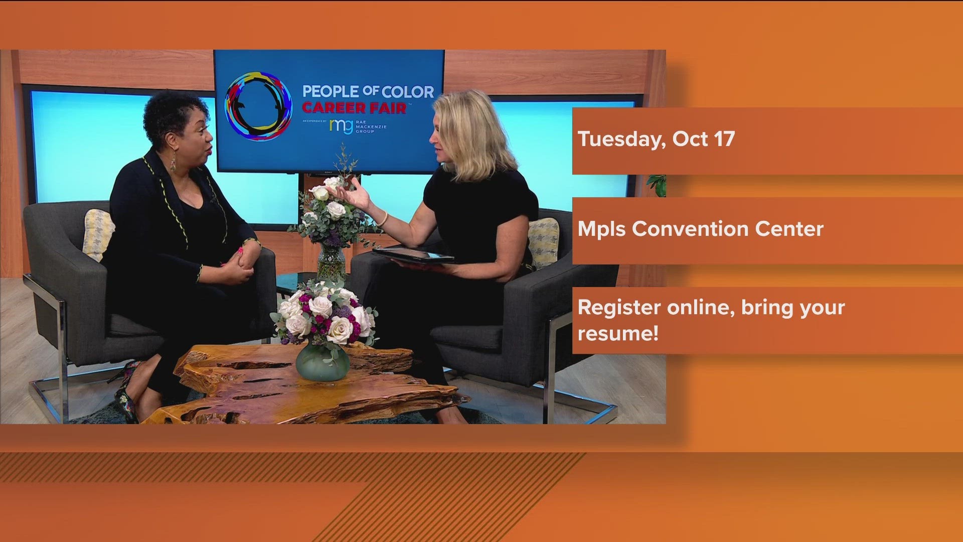 The People of Color Career Fair is on Tuesday, Oct. 17 at the Minneapolis Convention Center Ballroom.
